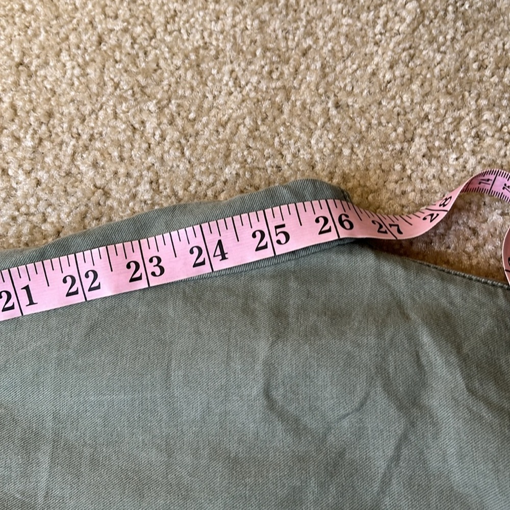 Abercrombie & Fitch Women's Moto Green Cotton Blend Utility Joggers, Size XS - Picture 14 of 15